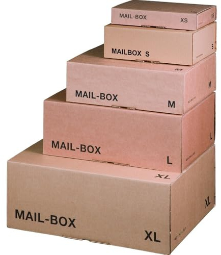 Versandbox Dhl S - 249x175x79mm in Braun - Paket S - Versandkarton Dhl S (DHL Paketset 20 Stück) Päckchen S