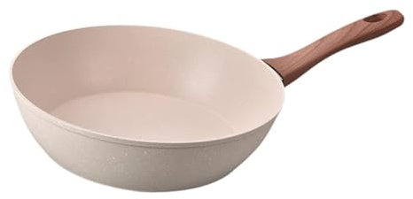FytStycale Panna di Superficie Liscia per Cucinare Uova E Rosolare, Compatibile con Stufe Elettriche E Ceramiche, 28x7.6 Cm