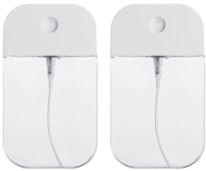 SGERUFZ 2 Pcs Botellas Reutilizables Mini Pulverizador de Agua para Perfume, Líquidos de Cuidado Corporal, Cosméticos (50ml)