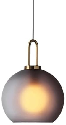 FEWDSCA Nórdico Colgante Luz de Metal Colgante Lámpara E27 Base, 7.8In Dormitorio Lámpara de Noche, Almacén, Pasillo, Estudio Luminaria