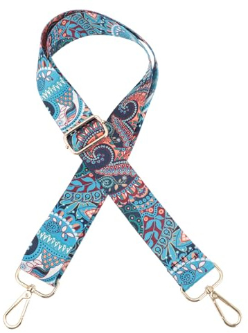 LIGHTAOTAO Floral Vintage Banjo Belt Adjustable and Sturdy for Banjo, Mandolin Musicians and Outdoor Use