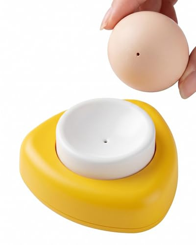 YIPFEN Perforador de Huevos 1 Unidad Plástico, Preciso Picador y Abridor para Huevos Cocidos, Evita Roturas Efectivamente, Facilita el Pelado para Resultados Perfectos, Utensilio de Cocina.