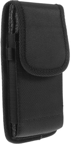 DECHOUS Oxford Canvas Phone Waist Bag for Mobile and Cell Phone with Large Capacity Pocket and Paper Towel Storage, Waist-worn Pouch for Outdoor Activities and Walks the Park