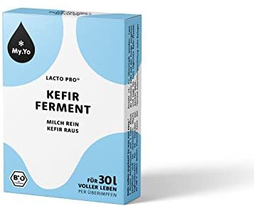 My.Yo Bio Kefirferment Lacto Pro – 6x5 g – Starterkulturen für 30 L selbstgemachten Kefir – ohne Pilz – DE-ÖKO-013 zertifiziert