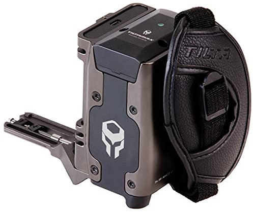 Tilta Side Power Handle Type I(Support F970 Battery) (Battery Not Included) Compatible with Tilta BMPCC 4K 6K Camera Cages - Tilta Grey TA-SH1-97-G
