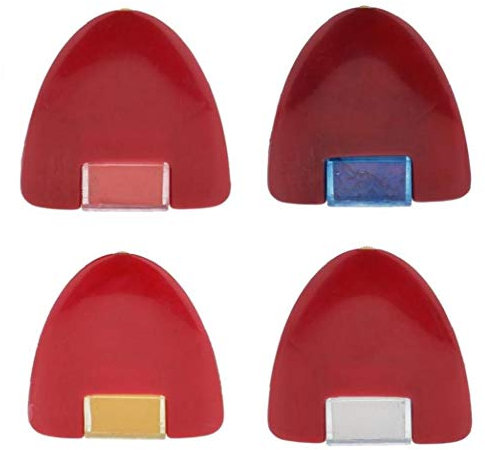 BYFRI 1PCS 4 Farben Nähen Werkzeug Triangular Kreiderad Schneiderkreide Nähen Kleidung Marker Zubehör zufällige Farbe