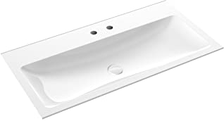 EMCO Evo Waschbecken, 2x Bohrung, 1011 mm, weiss