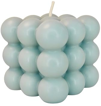 candlery. | Bubble Candle | Rapswachs | Vegan&Handmade | Design-Kerzen | Made in Germany | Kerzenmanufaktur aus dem Münsterland (1, Blau)