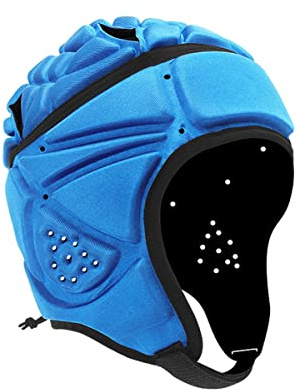 Topeter - Cascos de Rugby Acolchados Que reducen el Impacto Protección del Casco para la Lucha de Lacrosse Entrenamiento de MMA Unisex-Adult Azul