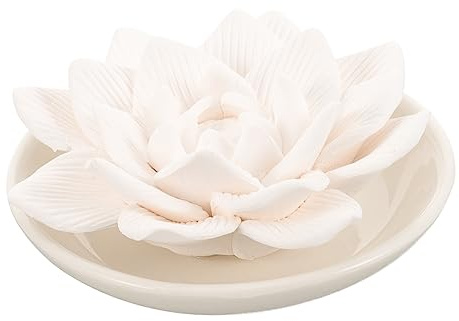 SUPVOX Passive Flower Stone Diffuser for Essential Oils Plaster Aromatherapy Scent Diffuser Lightweight Portable Freshener for Car Home Mini Room Desk Easy Setup