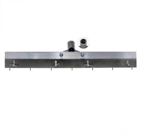 Livellatore per livellamento composto di cotaing massetto rastrello 58 cm strumenti di pavimentazione 7 perni regolabili