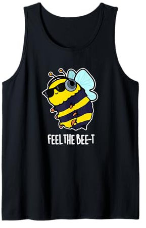 Feel The Bee-t Lustiges Bienen-Wortspiel Tank Top