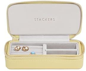 Stackers Caja de viaje mediana amarilla