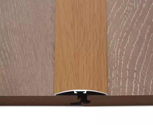 Übergangsprofil Abdeckleisten Bodenverbindungsstreifen In Holzmaserungsfarbe – Boden- und Türübergangsstreifen Aus Aluminiumlegierung für Holz-Vinyl-Laminatböden, Breite 40mm ( Size : 140cm/55.1 inch