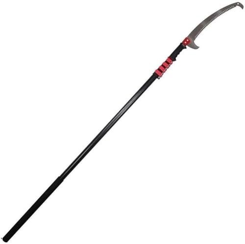 SSDDLZEQ Teleskop-Astsäge, 18 Fuß/5,4 m ausziehbare Teleskop-Gartensäge, die for Beschneiden und Trimmen von Ästen verwendet Wird (Size : 6m)