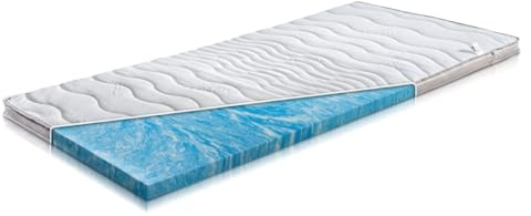Luxusbetten24 NightSense® Gelax Gelschaum-Topper Fresh+ 90x190
