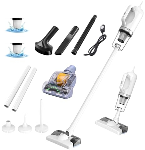 MeLtor Aspira E Lava Pavimenti Casa 5 in 1 Portatile, 200ml Serbatoio Dell’acuqa, Aspirapolvere Potente per Pavimento Tappeti Animali e Gli Interni Delle Auto