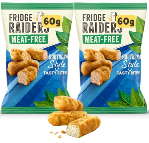 MEAT-FREE Fridge Raider Lunchables Tasty bites, High Protein Snacks for School Lunch, Picnic Food (2x60g Southern Style)