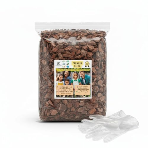 OLD TERRA NATURAL Corteza de Pino Extra para terrarios, Plantas orquideas y Cuidado de Jardin (1)