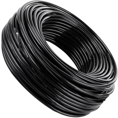 Tube d'irrigation micro-goutte, I.D 5 mm/o.d 8 mm Ligne de tube d'arrosage Garde pour le système d'irrigation automatique DIY, tuyau d'irrigation flexible durable et anti-UV 8mm（1/4in） 5m(16ft)
