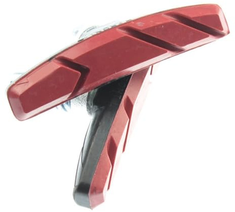 Wlinfetity Gummi für Fahrrad-Bremsbeläge für festen Gang für Fahrrad, 70 mm Silent Block-Schuhe mit Korrosionsschutz und verschleißfestem Design, Schwarz/Rot/Blau