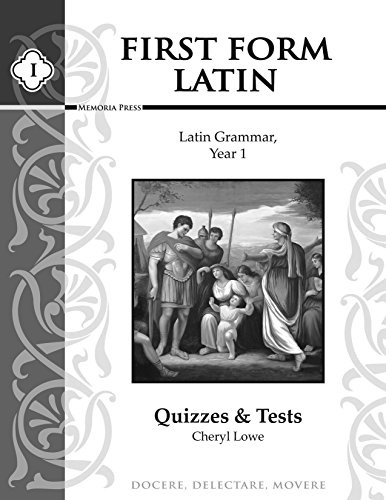 First Form Latin Tests & Quizzes (English and Latin Edition)