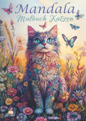 Mandala Malbuch Katzen: 50 kreative Katzen-Illustrationen zum Entdecken und Ausmalen für Kinder ab 8 Jahren I Tauche ein in die Welt der Samtpfoten und entfalte deine Kreativität.