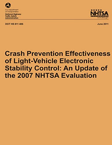 Crash Prevention Effectiveness of Light-Vehicle Electronic Stability Control: An Update of the 2007 NHTSA Evaluation (NHTSA Technical Report DOT HS 811 486)