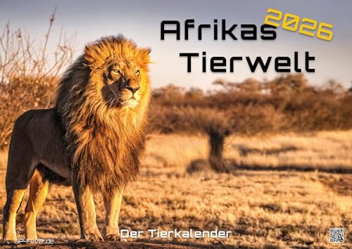 Afrikas djurvärld – Väggkalender Djurkalender – 2025 – Kalender DIN A3 (ca 42 cm x 30 cm)