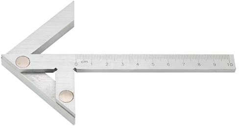 Zentrierwinkel 100 x 70 mm industrielle Präzisions Mittellehre zentrierlehre, Mittenfinder Zentrumsfinder Präzisionskarbonstahl Mittelpunktfinder
