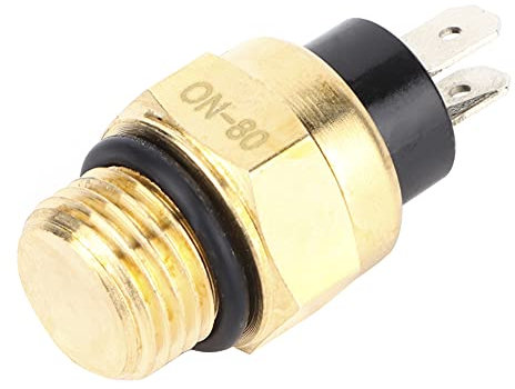 Interruttore della Temperatura della Ventola Interruttori della Temperatura Dell'acqua del Radiatore del Motociclo Interruttore del Sensore di Temperatura del Termostato della Ventola di Raffreddament