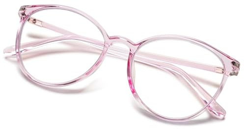 Lanomi Mode Katzenauge Lesebrille mit Blaulichtfilter Damen Herren TR90 Große Rahmen Computer Lesehilfe Sehhilfe Oval Brille