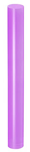 sourcing map Acrylic Clay Roller 9 Inch x 1 Inch Solid Non-Stick Plastic Round Tube Roller Polymer Clay Rod Fondant Rolling Pin for Shaping, Sculpting, Modeling DIY Crafts, Purple