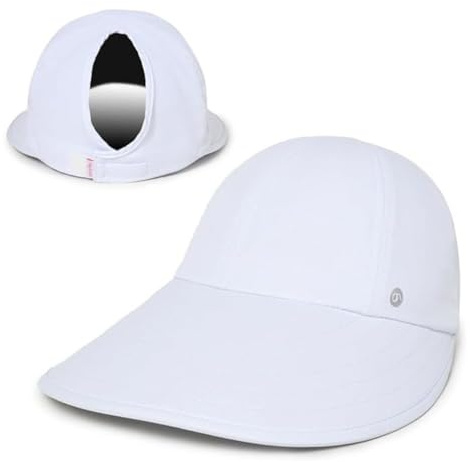 Ponyflo Sunblocker Wide Brim Hat-White