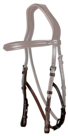 Kentucky - Dy'on Cinghia nasale Hackamore NEC Marrone - Cavallo