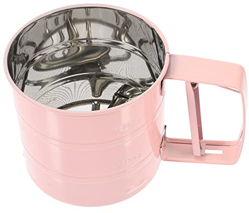 Mobestech Tamiz De Harina De Inoxidable Tamizador De Harina Portátil Herramienta De Cocina para Hornear para Cernir Repostería