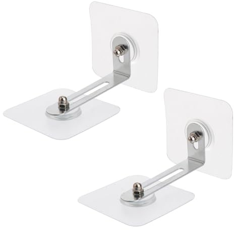 OFFSCH 2 Sets Punch- Anchors Anti-tip Cabinet Locks Safety Anti-Tilting Protectors for Furniture in Environment for Children and Pets Iron and Acrylic Material