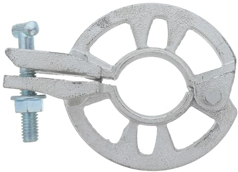 Toddmomy Accessori per Ponteggi con Piatto Rotondo in Acciaio Argento, Resistente alla Corrosione Avanzata, Adatti per Eventi su Palcoscenico e Concerti