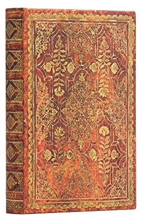 Paperblanks 12-Monatskalender 2020-2021 Herbstfiligran | Tagesüberblick | Mini (98 × 140 mm)