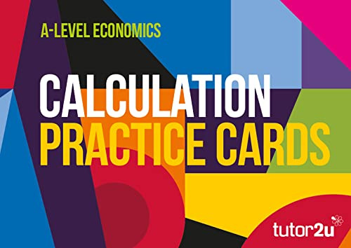 tutor2u A-Level Economics Calculation Practice Cards: