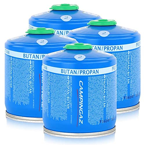Campingaz Ventil-Gaskartusche CV300 Plus 240g - Butan/Propan Gas (4er Pack)