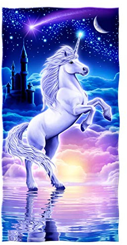 YISUMEI - Badetuch - Einhorn - 70 cm x 140 cm Strandtuch