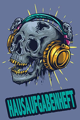 Hausaufgabenheft: Einhorn Unicorn Hausaufgabenheft für die Schule . Hausaufgaben Planer mit 100 liebevoll gestalteten Seiten. Ein schöner Stundenplan ... 6 x 9 ca. (Din A5) / Poker Skull Totenkopf
