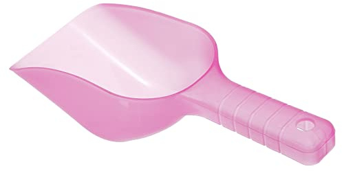 PATIKIL 12oz Ice Scoop, 1 Pack Plastic Ice Maker Shovel for Kitchen Bar Party, Pink
