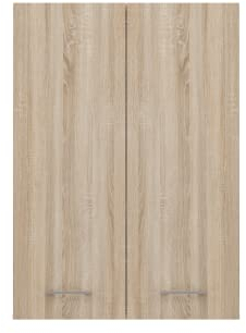 CDF Armadio per lavatrice Pola Mini DD | Colore: rovere Sonoma | Armadio moderno sopra la lavatrice | ripiani spaziosi | montaggio facile