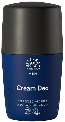 Urtekram - Men's Deo - Con estratti di quercia e aloe vera - Calmante e rivitalizzante per la pelle - Adatto a una vita attiva - 50 ml - Vegan, biologico, di origine naturale