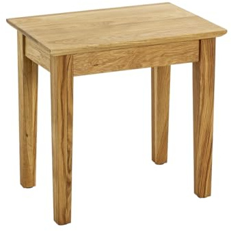 HAKU Beistelltisch Eiche Massivholz Couchtisch Sofatisch - Maße: B 43 x H 42 x T 30 cm Style: Traditional