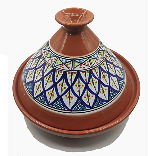 Tajine 2910201100 Terracotta Pot Ethnic Moroccan Tunisian Cookware XL 32 cm