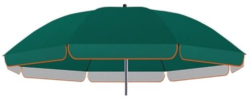 Gartenschirm Sonnenschirm Terrassenschirm Sonnenschirm Terrasse Regenschirm Outdoor Stall Regenschirm Für Schwimmbad Garten Ohne Basis Marktschirm Sonnenschirme im Freien(Grün,2.4 * 1.18m)
