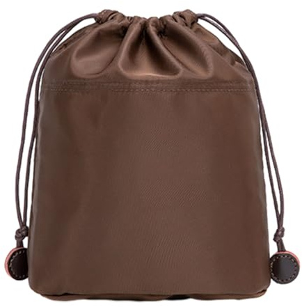 Meiliyizu Organizer-Einsatz für Tasche, Tote Bag mit Kordelzug, Schultertasche, innen aus Nylon, Maße 18 x 19 cm